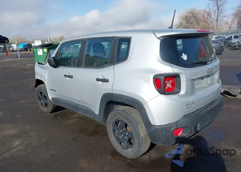 2015 Jeep Renegade Sport z USA, uszkodzony, nr VIN ZACCJBAT1FPC30938
